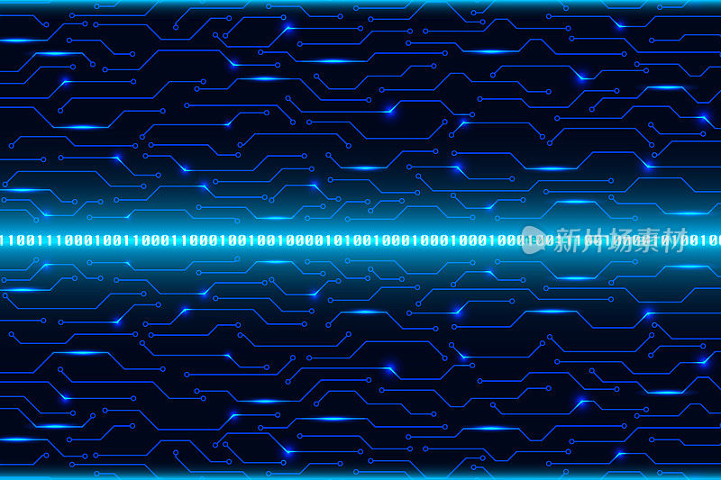 Circuit Board Technology Digital Security Concept Vector Background.